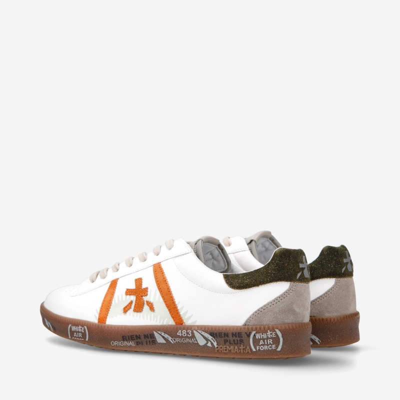 Basket Premiata Andy 6529 Blanche Homme|WMNX-68638891