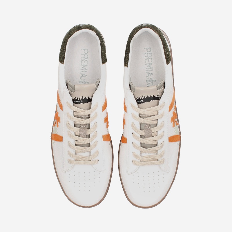 Basket Premiata Andy 6529 Blanche Homme|WMNX-68638891