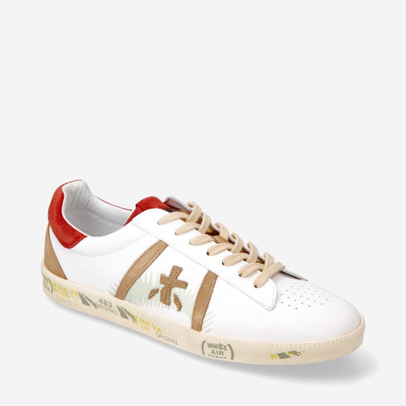 Basket Premiata Andy 6527 Blanche Homme|JCJU-97054367