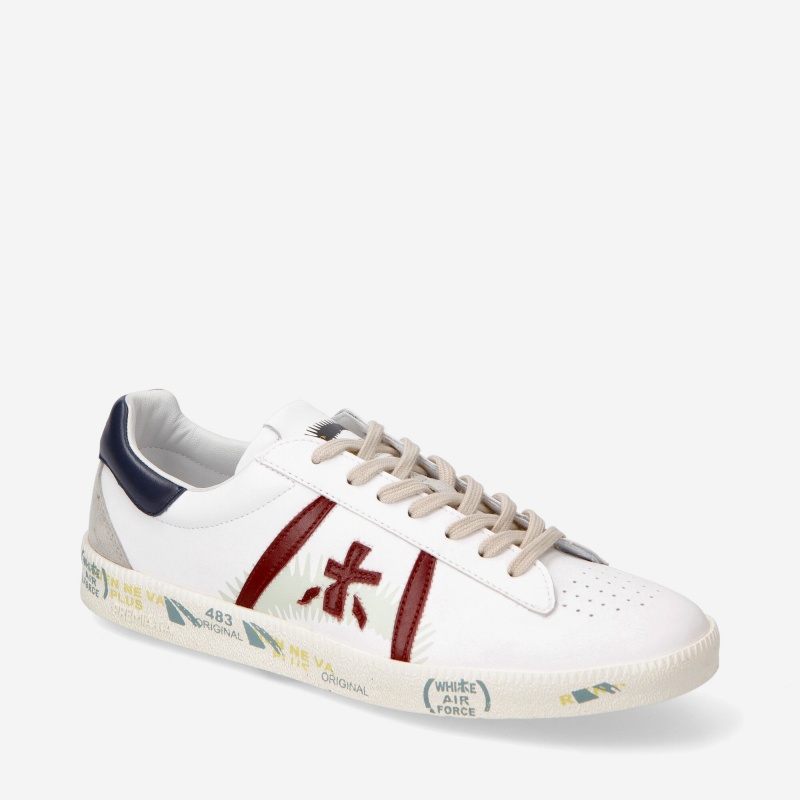 Basket Premiata Andy 6528 Blanche Homme|WQOR-81673226