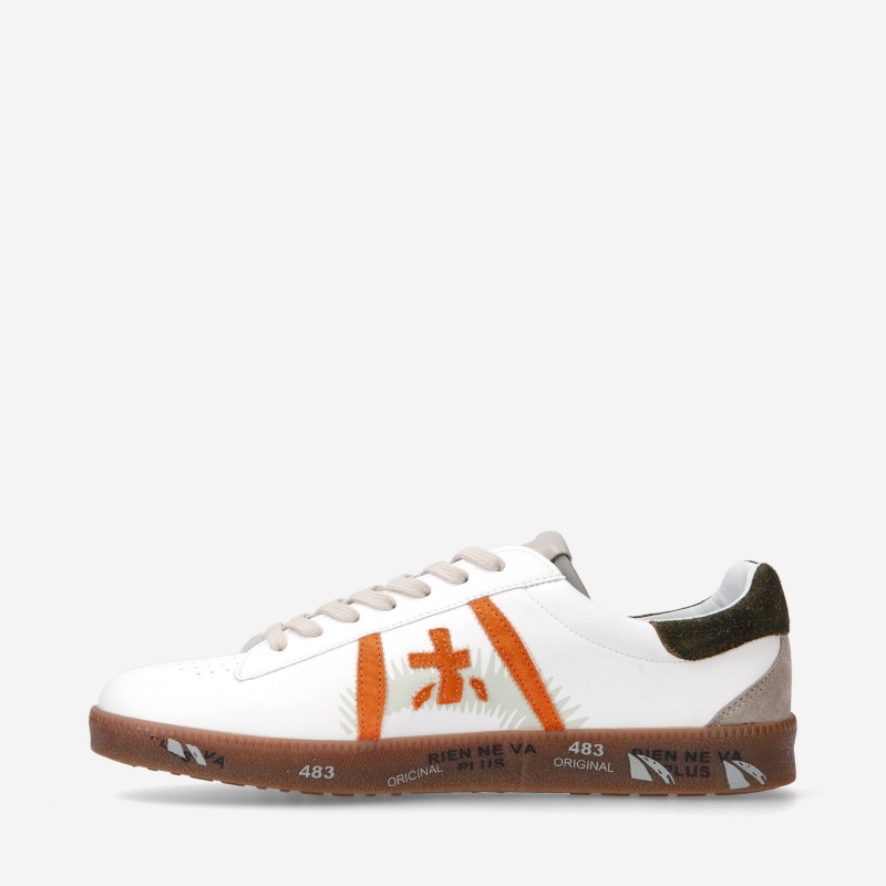 Basket Premiata Andy 6529 Blanche Homme|WMNX-68638891