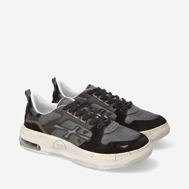 Basket Premiata Drake 343 Noir Homme|UJXN-63086852