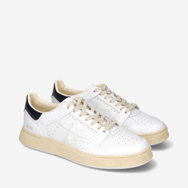 Basket Premiata Quinn 6562 Blanche Homme|MTVS-87819582