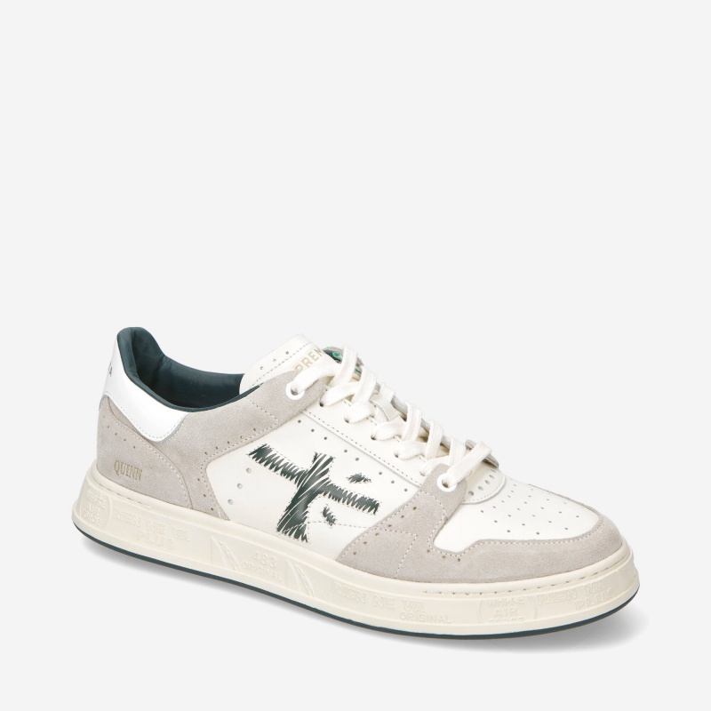 Basket Premiata Quinn 6513 Blanche Homme|EVIO-18646379