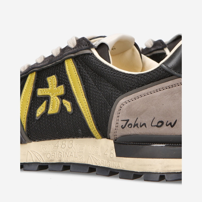 Basket Premiata John Low 6475 Noir Homme|XSCC-71483840