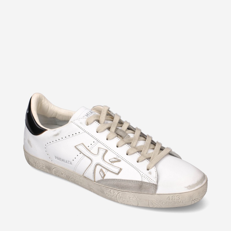 Basket Premiata Steven 5775 Blanche Homme|ISZW-25277905