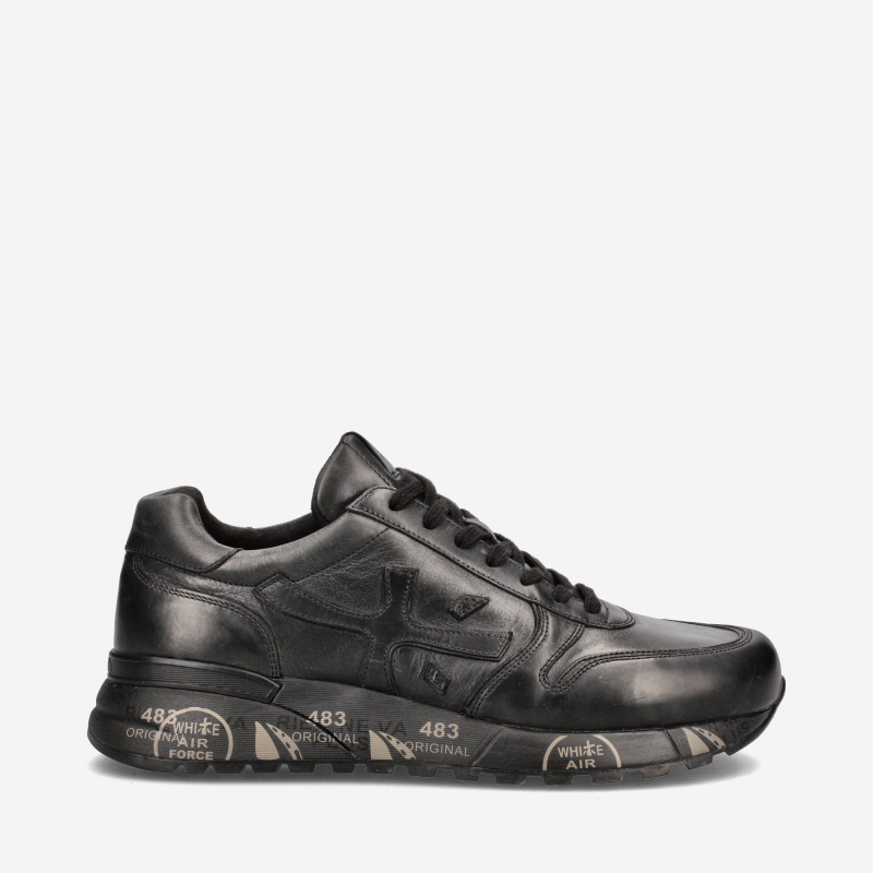 Basket Premiata Mick 1453 Noir Homme|YCWD-37732438