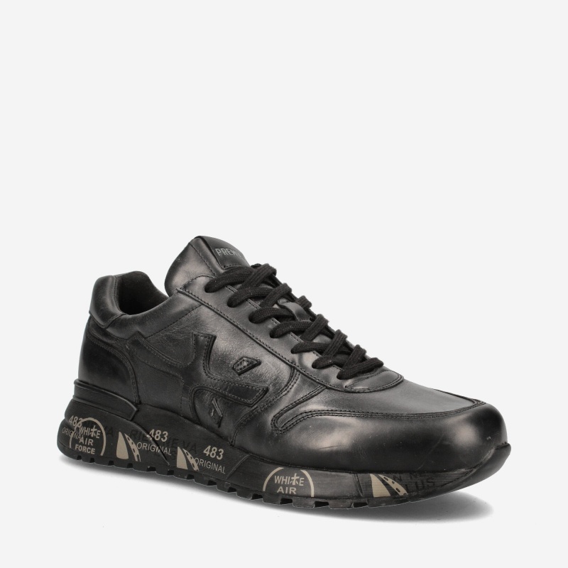 Basket Premiata Mick 1453 Noir Homme|YCWD-37732438