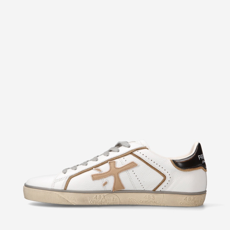 Basket Premiata Steven 6462 Blanche Homme|NTNH-42305931