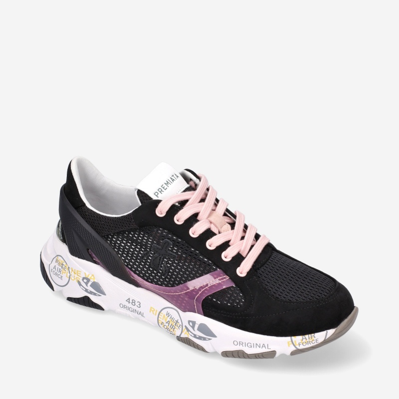 Basket Premiata Buffly 6199 Noir Femme|QISD-52719028