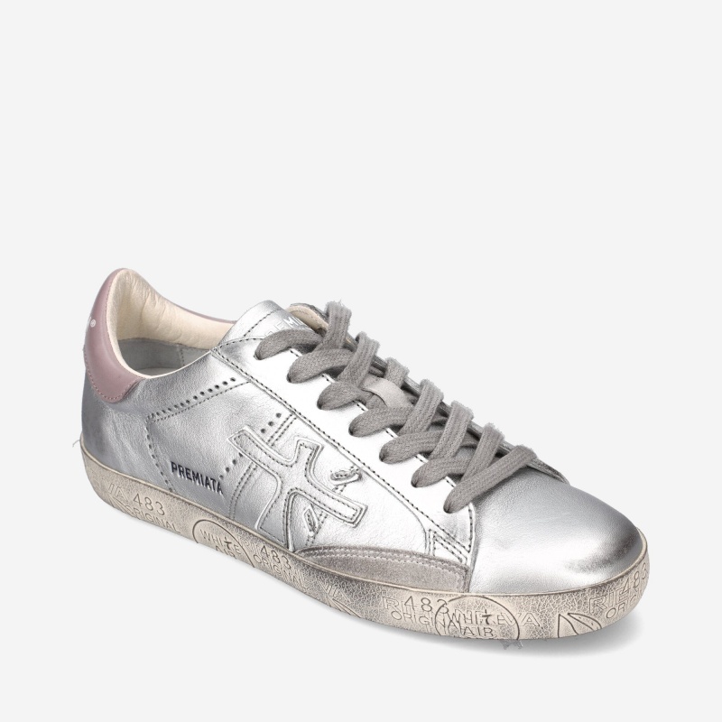 Basket Premiata Steven D 5779 Sliver Femme|OXUF-10950831