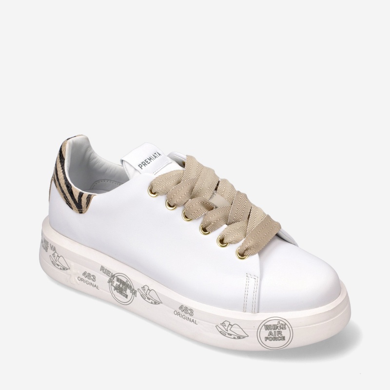 Basket Premiata Belle 5716 Blanche Femme|OPVC-80427655