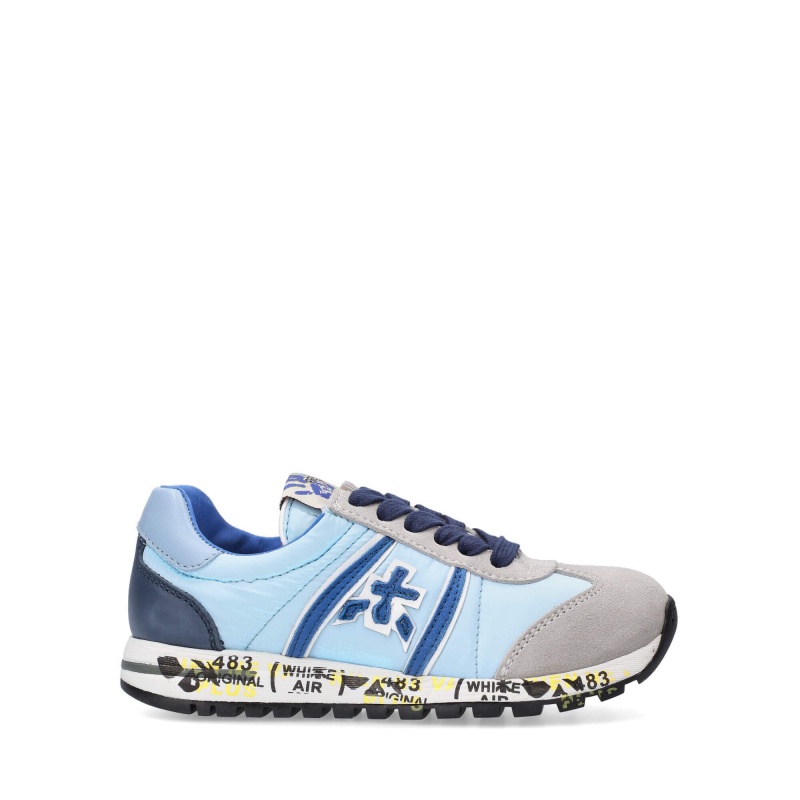 Basket Premiata Lucy 1765B Bleu Enfant|VXPJ-70715480