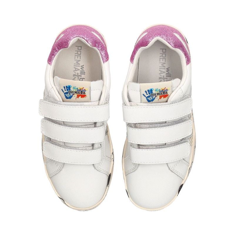 Basket Premiata Andy 9333V Blanche Enfant|SJGI-07441945