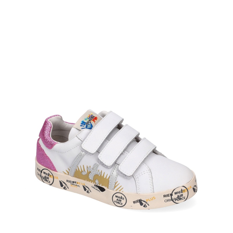 Basket Premiata Andy 9333V Blanche Enfant|SJGI-07441945