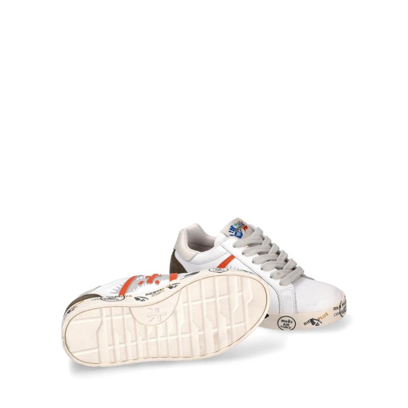 Basket Premiata Andy 9334B Blanche Enfant|MLSI-20239407