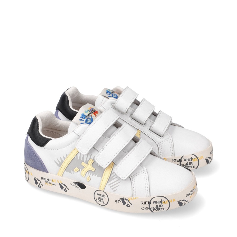 Basket Premiata Andy 9345V Blanche Enfant|XTSL-34847690