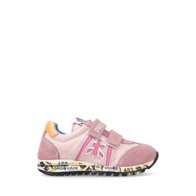 Basket Premiata Lucy 1869V Rose Enfant|CQZU-13517981