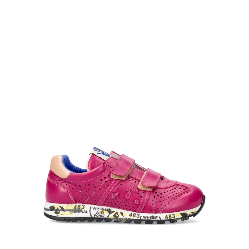 Basket Premiata Lucy 1875V Rouge Enfant|OECY-75466289