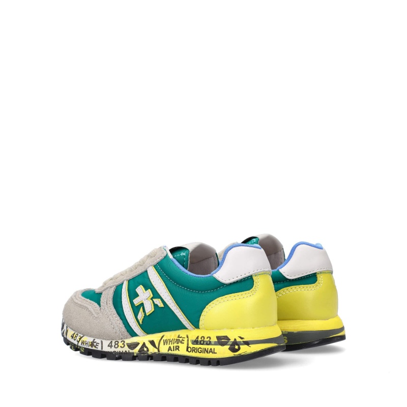 Basket Premiata Sky 9320B Vert Enfant|VNZZ-76992638