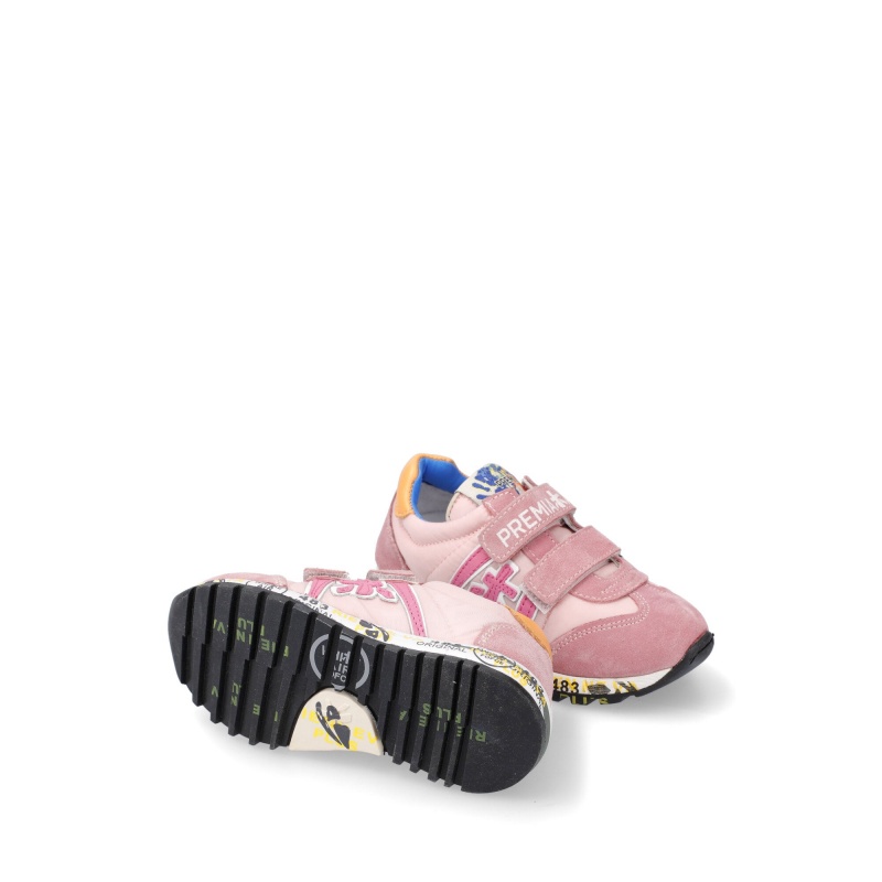 Basket Premiata Lucy 1869V Rose Enfant|CQZU-13517981