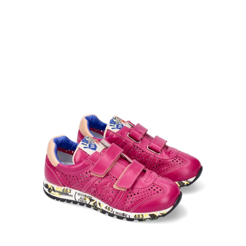 Basket Premiata Lucy 1875V Rouge Enfant|OECY-75466289