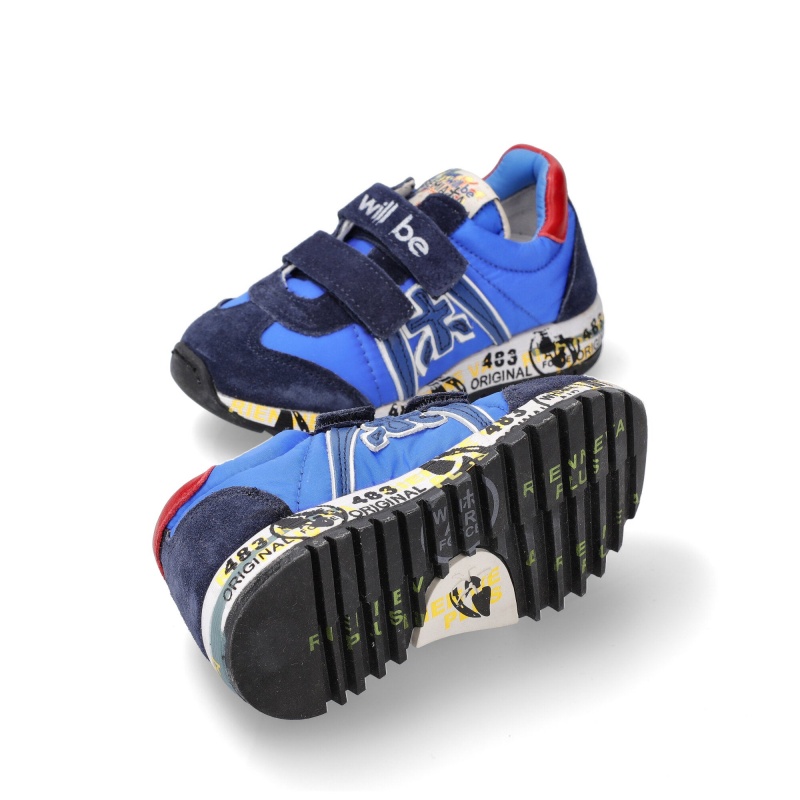 Basket Premiata Lucy 1868V Bleu Enfant|YOKM-07035049