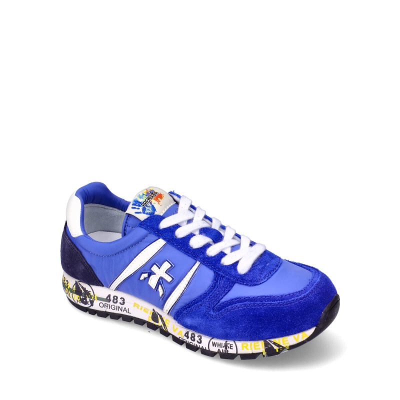 Basket Premiata Sky 8001B Bleu Enfant|AXHE-51569233