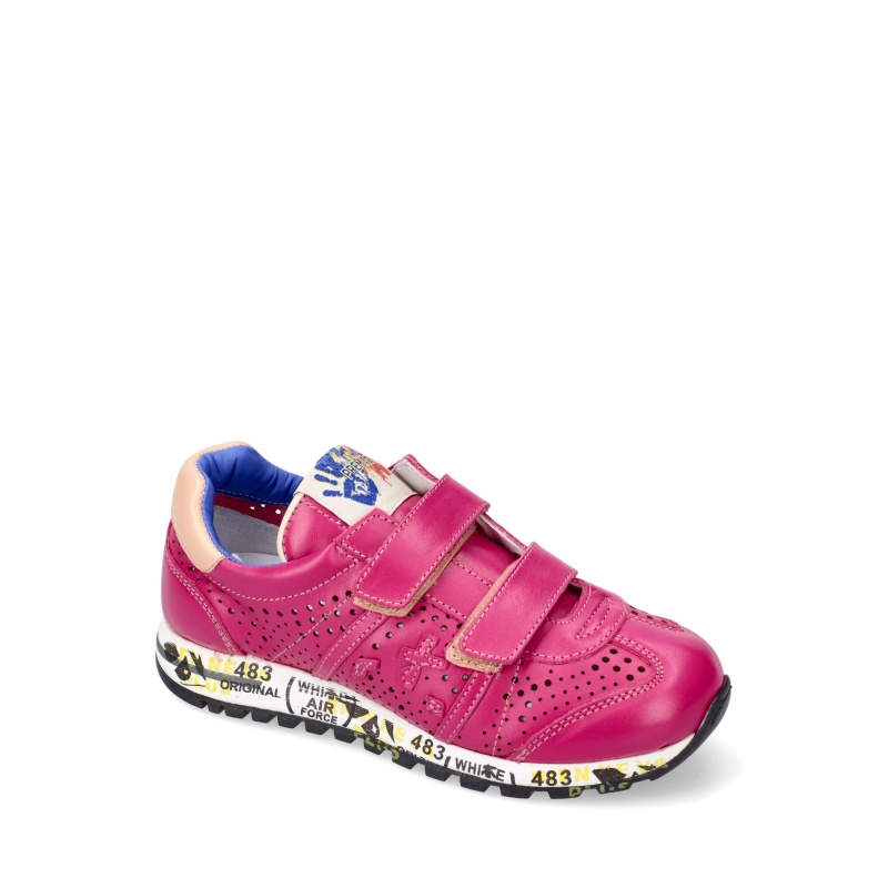 Basket Premiata Lucy 1875V Rouge Enfant|OECY-75466289