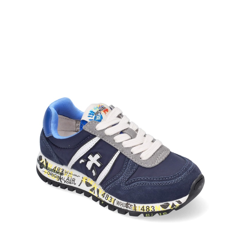 Basket Premiata Sky 9324B Bleu Enfant|XJJJ-86544011