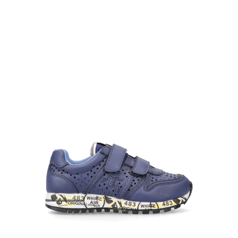 Basket Premiata Sky 9358V Bleu Enfant|DLKB-90367674