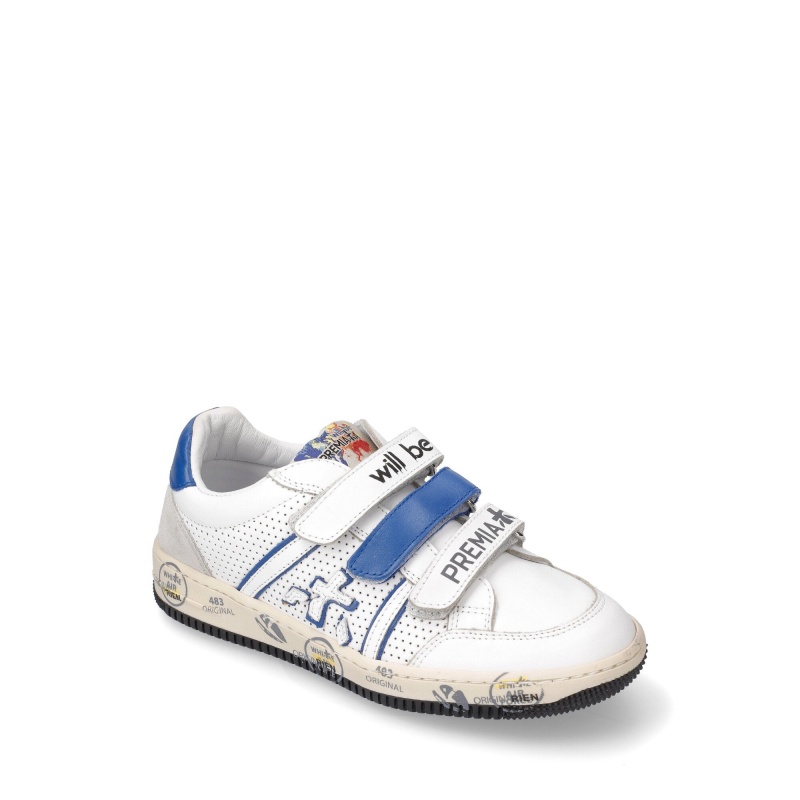 Basket Premiata Wally 1856V Blanche Enfant|HQWJ-92981009