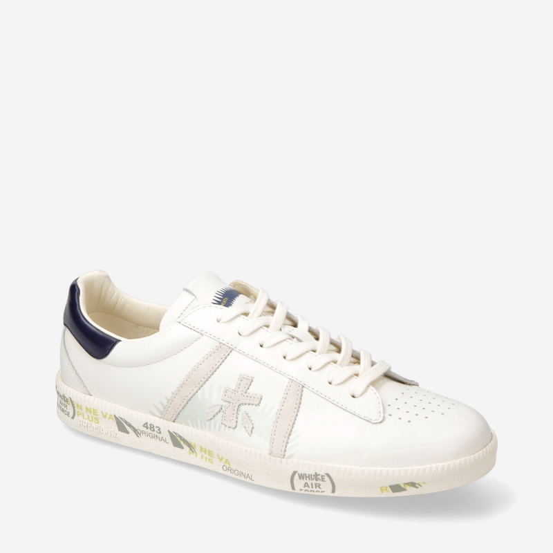 Basket Premiata Andy 6525 Blanche Homme|VQQY-20382255